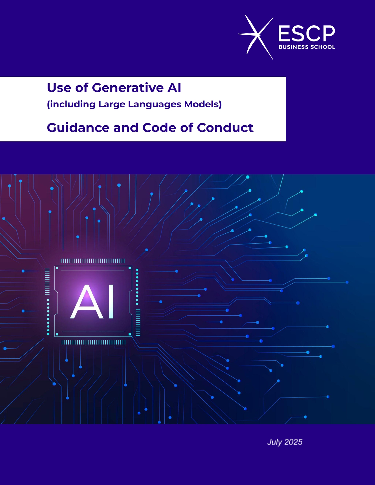 ESCP Sustainability flyer