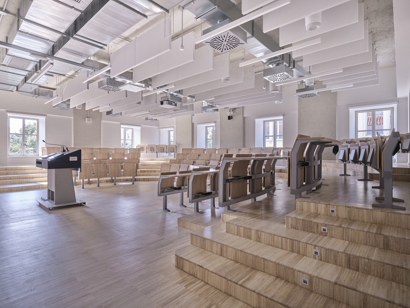 ESCP Turin Campus - Real Estate Project - The Innovative Design of Amphitheatre-style Classrooms