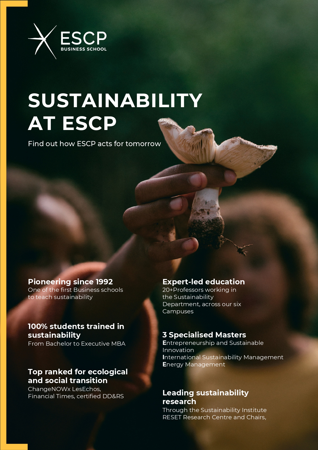ESCP Sustainability flyer