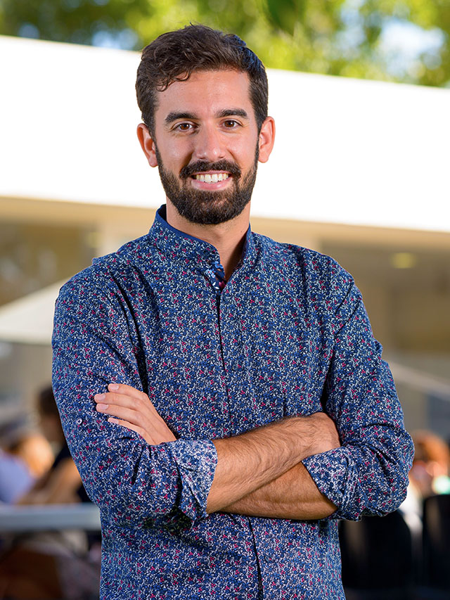 ESCP Student crossed arm and smile